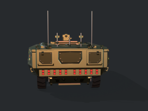 armored vehicle sci fi gtk wolf apc 3D 模型