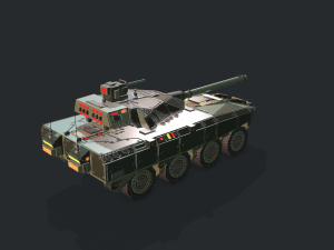 warp a2 predator tank assault gim 3D Model