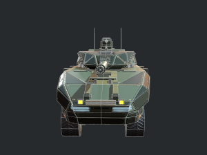 warp a2 predator tank assault gim 3D Model