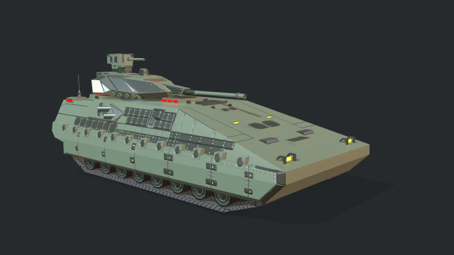 armored tank ifv 3D Model .c4d .max .obj .3ds .fbx .stl .blend 