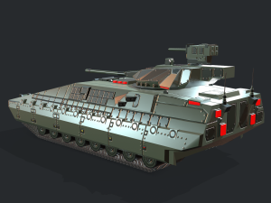 armored tank ifv 3D Model