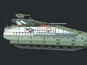 armored tank ifv 3D Model