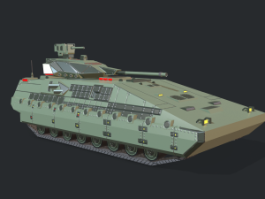 armored tank ifv 3D Model