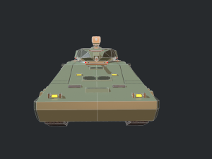 armored tank ifv 3D Model