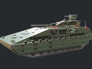 armored tank ifv 3D Model