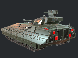armored tank ifv 3D Model