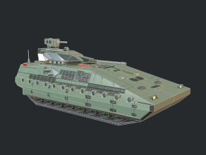 armored tank ifv 3D Model