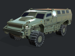 mrap armored vehicle 3D Model