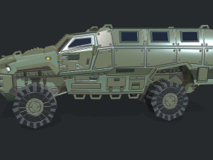 mrap armored vehicle Modelo 3D