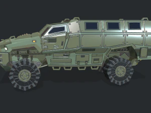 mrap armored vehicle 3D Model