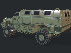 mrap armored vehicle Modelo 3D