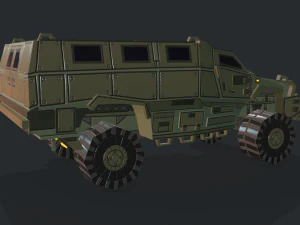 mrap armored vehicle 3D Model