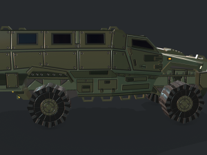mrap armored vehicle Modelo 3D