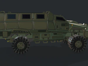 mrap armored vehicle 3D Model