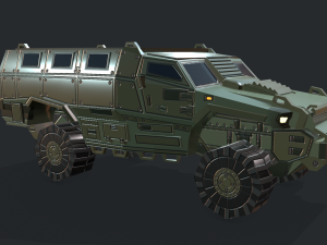 mrap armored vehicle Modelo 3D
