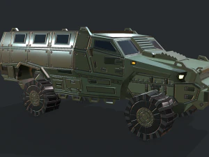 mrap armored vehicle 3D Model