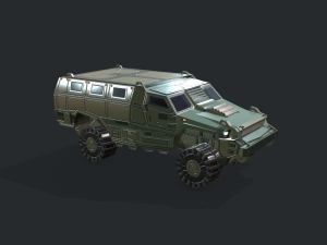 mrap armored vehicle Modelo 3D