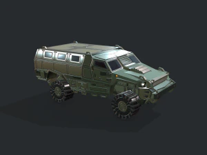 mrap armored vehicle 3D Model