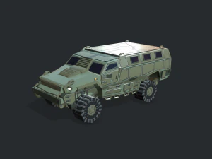 mrap armored vehicle 3D Model