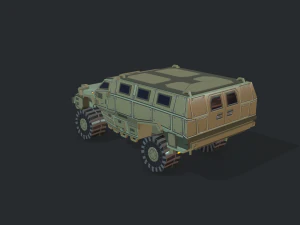 mrap armored vehicle 3D Model