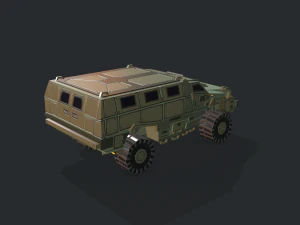 mrap armored vehicle 3D Model