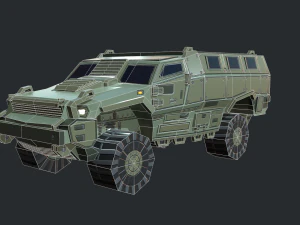 mrap armored vehicle 3D Model