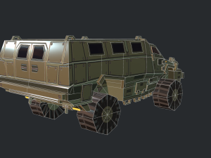 mrap armored vehicle Modelo 3D