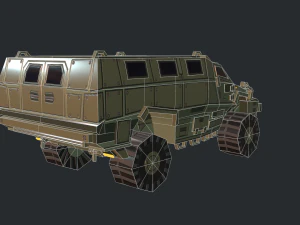 mrap armored vehicle 3D Model