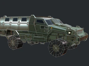 mrap armored vehicle 3D Model