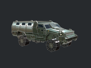 mrap armored vehicle Modelo 3D