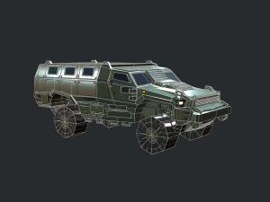 mrap armored vehicle 3D Model