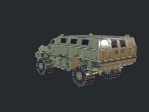 mrap armored vehicle 3D Model
