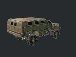 mrap armored vehicle 3D Model