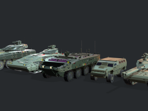 tanks for rts game pack 2 3D Model