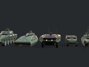 tanks for rts game pack 2 3D Model
