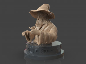 gandalf the grey bust Modelo de Impressão 3D