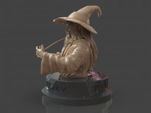 gandalf the grey bust 3D Print Model