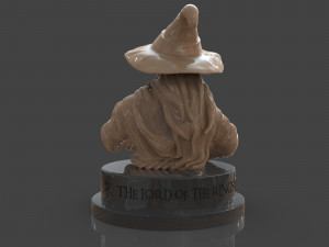 gandalf the grey bust Modelo de Impressão 3D