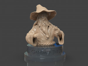 gandalf the grey bust Modelo de Impressão 3D