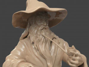 gandalf the grey bust 3D Print Model