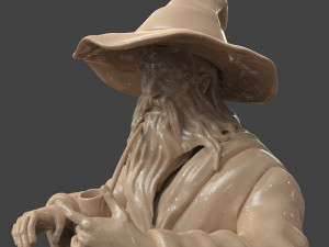 gandalf the grey bust Modelo de Impressão 3D