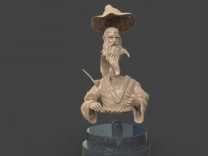 gandalf the grey bust 3D Print Model