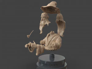 gandalf the grey bust 3D Print Model
