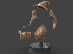 gandalf the grey bust Modelo de Impressão 3D