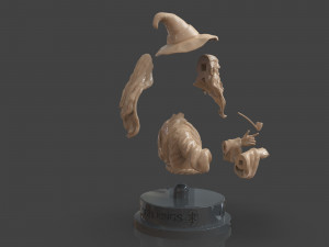 gandalf the grey bust Modelo de Impressão 3D