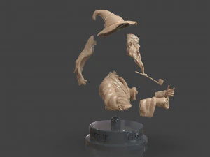 gandalf the grey bust 3D Print Model