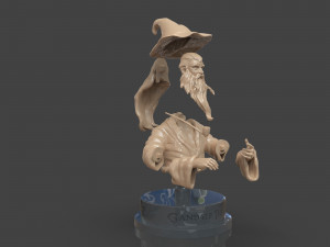 gandalf the grey bust Modelo de Impressão 3D