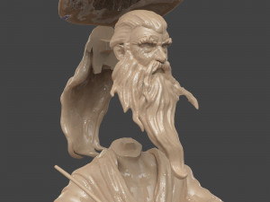 gandalf the grey bust Modelo de Impressão 3D