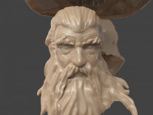 gandalf the grey bust Modelo de Impressão 3D