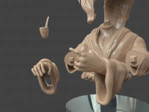 gandalf the grey bust Modelo de Impressão 3D